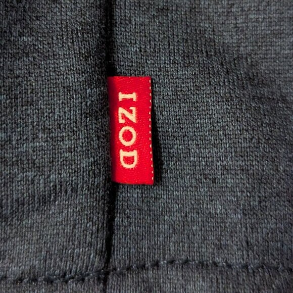 Izod 1/4-Zip Mock Neck Pullover - Picture 9 of 10